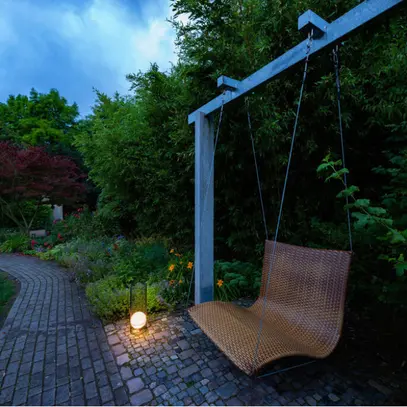 Lampadaire LED SLV GRID IP44/65 8W 500lm 2700K noir 