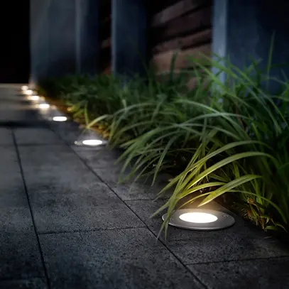 Lampada di terreno LED INS MOSS 3W 2700K 270lm IP67 acciaio pregiato 