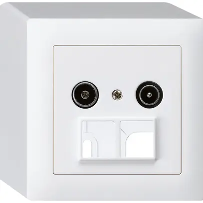 Presa multimedia AP kallysto R/TV 19dB 2GHz bianco 