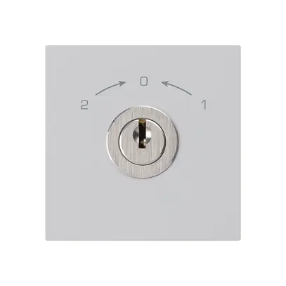 Contact pivotant 1->0<-2 gris clair KAL avec serrure Kaba 8 