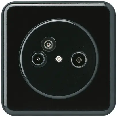 Presa d'antenna INC TV-R-Dati basico C 2GHz 19db nero 