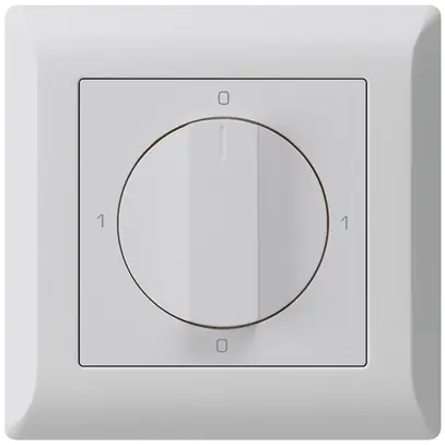 Interrupteur rotatif ENC kallysto.line 0/1L gris clair avec manette 