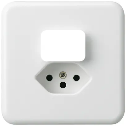 Plaque de recouvrement ENC basico comb I type 13 blanc 