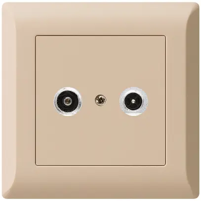Prise antenne ENC kallysto.line R/TV 14dB 2GHz beige 