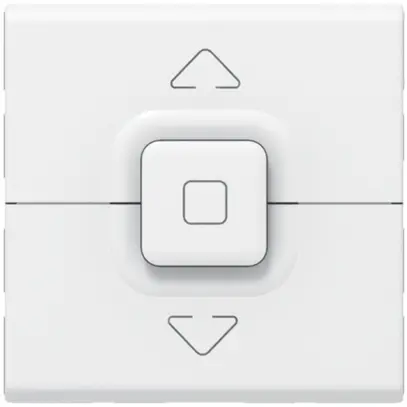 Contact pour stores INC MOS 500W blanc HAUT/STOP/basico 2 modules 