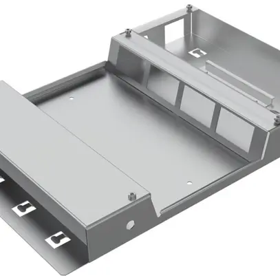 Scatola di suolo doppia Lanz h=45mm 8 FLF 