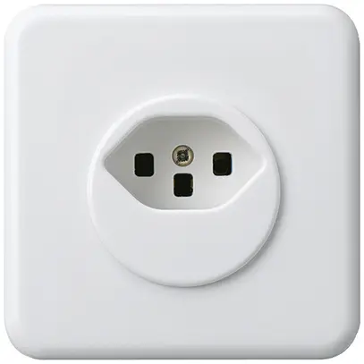 Presa tipo 23 INC basico BMI bianco con morsetti a vite 