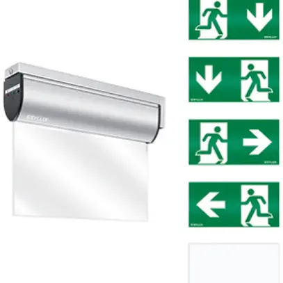 Lampada di emergenza ESYLUX SLC EL LED IR 230V 3W IP40 3h all fissaggio laterale 