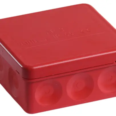Scatola di derivazione AP ELTAG ABB AP9 80×80×35mm IP65 rosso 