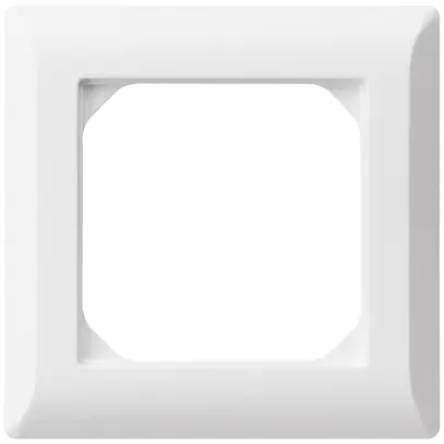 Cadre de recouvrement ENC kallysto.line 1×1 blanc 92×92mm 