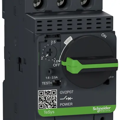 Disgiuntore per motore Schneider GV2P07 1.6…2.5A TeSys 50kA 