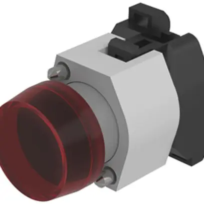 Segnale luminoso INS EAO04 traslucido IP65, rosso 