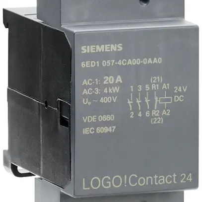 Module de contacteur Siemens LOGO! Contact 24VDC 3F 1O 