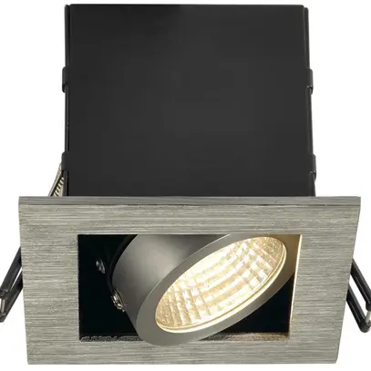 Downlight LED INC SLV KADUX DL, 6.2W 625lm 3000K 38° IP20 alu brossé 