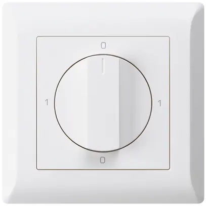 Interrupteur rotatif ENC kallysto.line 0/2L blanc avec manette 