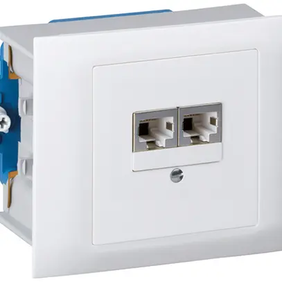 Boîte INC kallysto 2×RJ45s séparé CUC blanc 