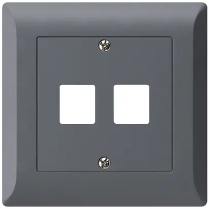 Kit frontal ENC HMS kallysto.line pour 2 modules anthracite 