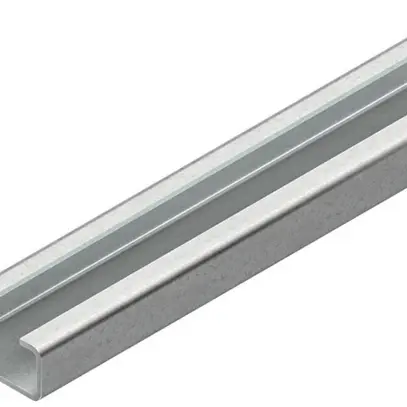 Barre profilée C 30×15mm L=2m zinguée à chaud par immersion 