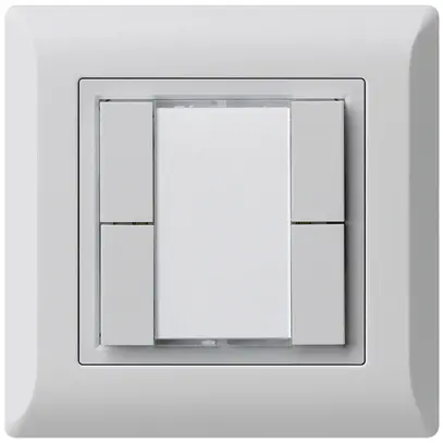 Pulsante universale INC 4×kallysto.line senza LED grigio chiaro 