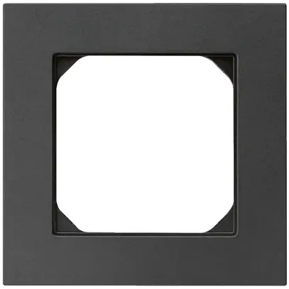 Cadre de recouvrement ENC kallysto.pro 1×1 noir 94×94mm 