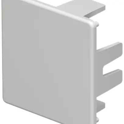 Plaque de fermeture Bettermann pour canal d'installation WDK gris clair 40×40mm 