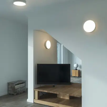 Plafonnier LED SLV MEDO 30 12W 1200lm 927/930/940 IP50 VAR Ø280mm blanc 