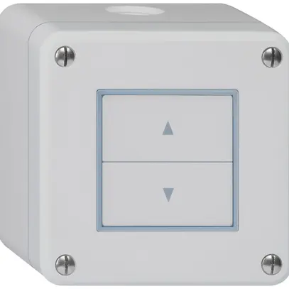 AP-Storenschalter robusto IP55 grau mit 2 Funktionstasten 