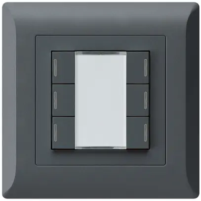 Tasto INC kallysto.line KNX 6×antracite LED RGB s/e-link 