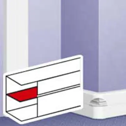 Parete divisoria Evolutive 65mm bianco 