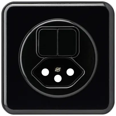 Kit frontal ENC basico 86×86mm noir pour combinaison grd.I S1/type 13 