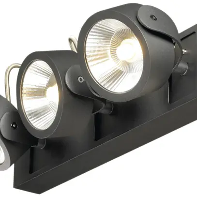 LED-Decken-/Wandleuchte SLV KALU 3, 47W 3000K dimmbar 60° IP20 schwarz 