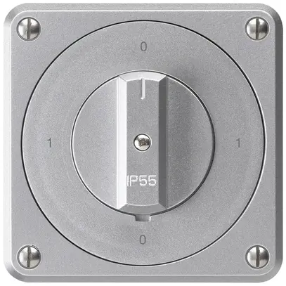 UP-Drehschalter robusto IP55 Schema 0/3P aluminium 