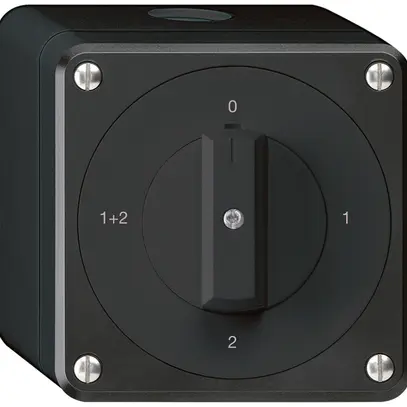 Interrupteur rotatif AP robusto IP55 schéma 1/1P noir 