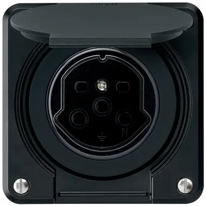 Prise ENC robusto type 15 noir 