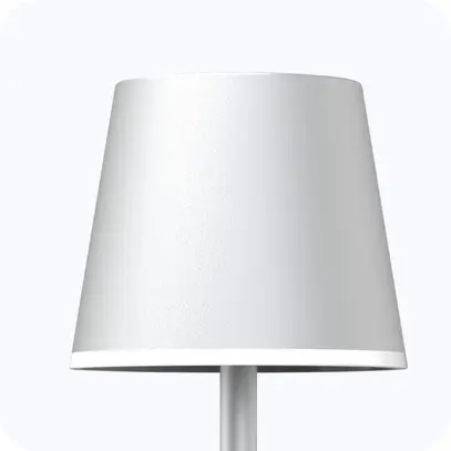 Lampada da tavolo a batteria X2 by xoxo, 3W, 3000K, argento 