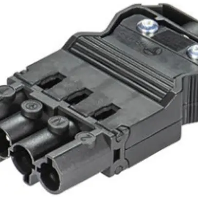 Fiche Wieland 4P noir, pour courant fort GST 18i4 S S1 Z 