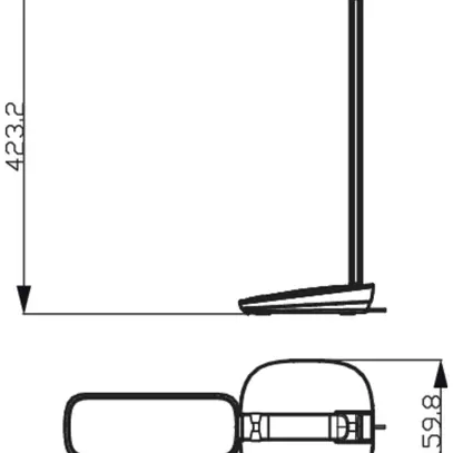 LED-Tischleuchte Philips RobotPlus 14W 800lm 4000K DIM weiss 