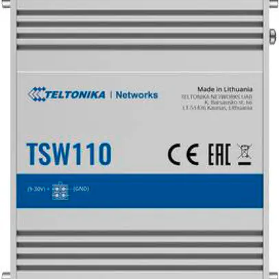 Teltonika Commutateur industriel TSW110 Montage pour Din-Rail 