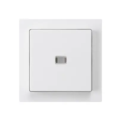 Contact à poussoir lumineux ENC kallysto AR/1P blanc 