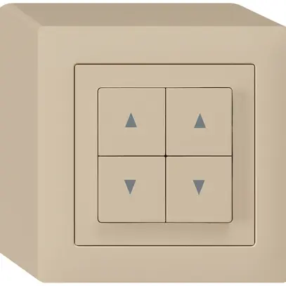 Interrupteur pour stores AP kallysto beige avec 4 touches 