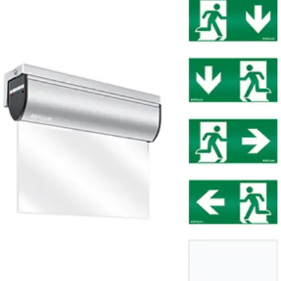 Lampada di emergenza ESYLUX SLC EL LED IR 230V 3W IP40 3h all fissaggio a parete 