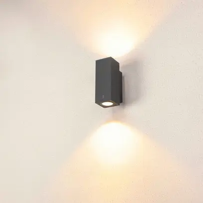 Applique LED SLV ENOLA SQUARE UP/DOWN S 7W 640lm 3000/4000K IP65 antracite 