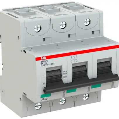 Disgiuntore ABB S803PV-SP125 3P 1200VDC 125A 5kA 4.5UM 