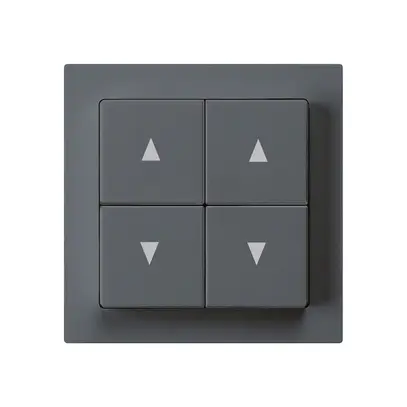 Pulsante per tappar.INC kallysto A antracite con 4 tasti 