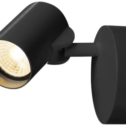 Plafoniera/Lampada muro LED SLV HELIA, 11W 230V 3000K 620lm 35° IP20 nero 