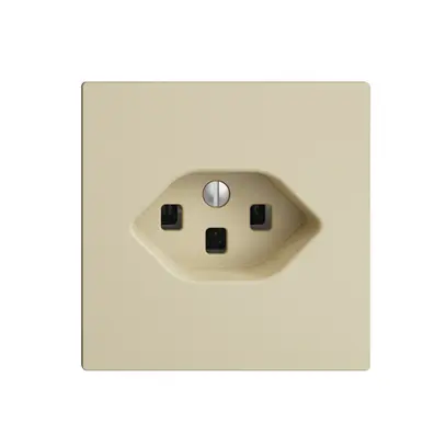 Prise ENC EDIZIOdue T23 16A vanille, avec bornes enf. 