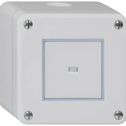 Interruttore AP robusto IP55 schema 6 illuminato grigio 