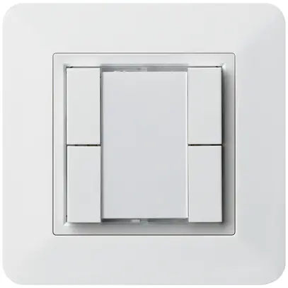 Pulsante multifunzionale AP kallysto.trend KNX RF 4×bianco 
