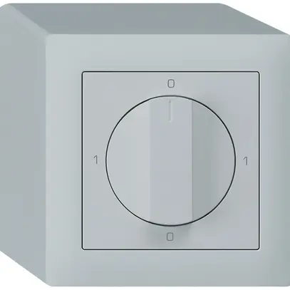 Interruttore rotativo AP kallysto 5/1L grigio chiaro con manopola 