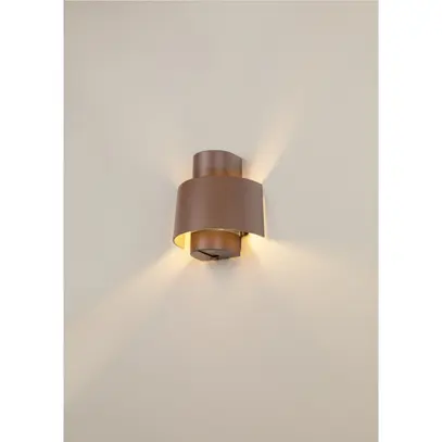 Applique SLV PHOTONI E27 1×13W IP65 REG 109×218×225mm ruggine 